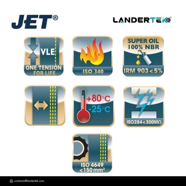 JET FLAM VLE SUPEROIL | Banda Elevadora - Imagen 2