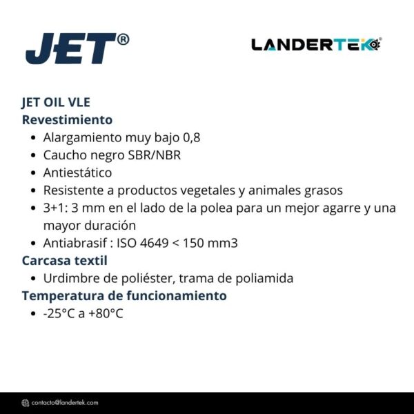 JET OIL VLE | Banda Elevadora - Imagen 3