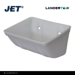 Cangilones de plástico JET® instalados en elevador industrial