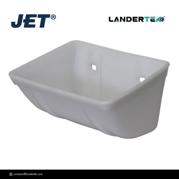 Cangilones de plástico JET® instalados en elevador industrial