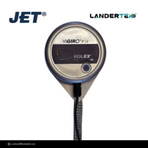Controlador VIGIRO IP26 instalado en eje de banda transportadora con montaje M12".