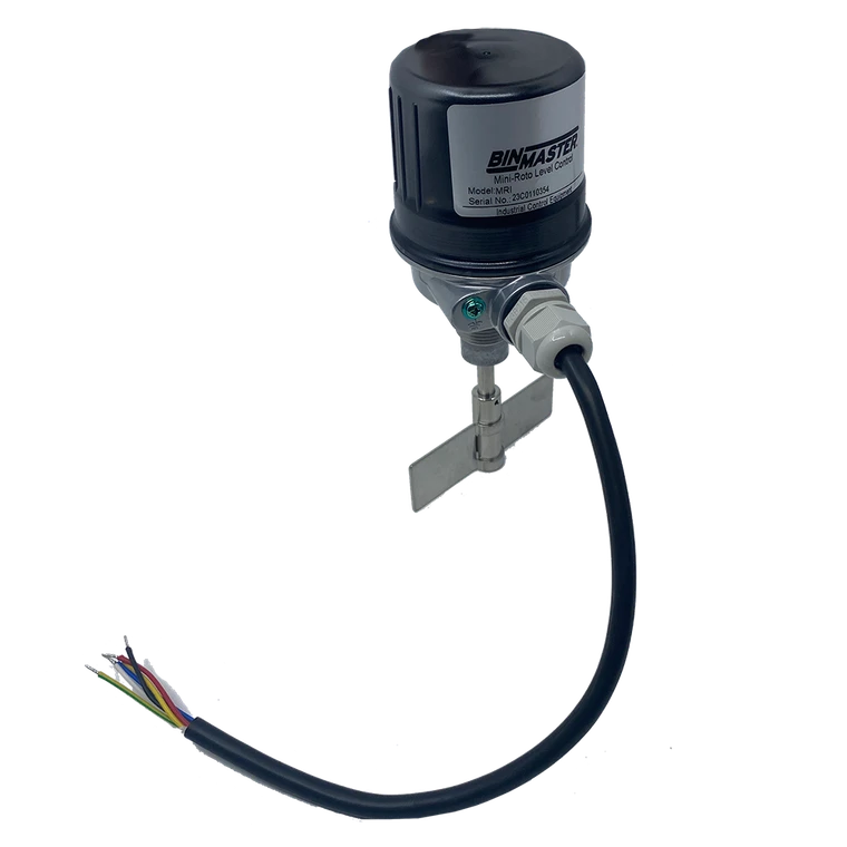 SENSOR ROTATIVO MINI BINMASTER 110 VAC PALETA RECTANGULAR SENCILLA EN ACERO INOXIDABLE