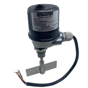 SENSOR ROTATIVO MINI BINMASTER 220 VAC PALETA RECTANGULAR SENCILLA EN ACERO INOXIDABLE